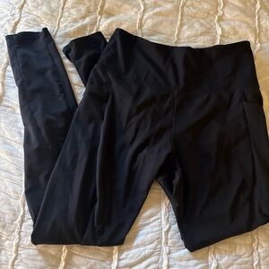 Athleta Black Quest Hybrid Tights